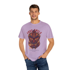 Fake Smile Japanese Mask Quote Art Design Graphic T-Shirt