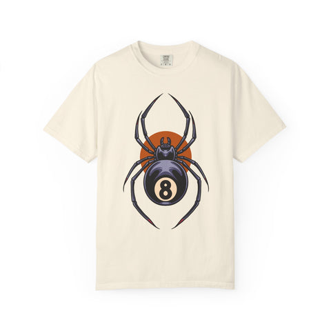 Billiards Graphic Shirt - Spider 8 Ball Tee - Edgy Pool Gift - Sinful Threads