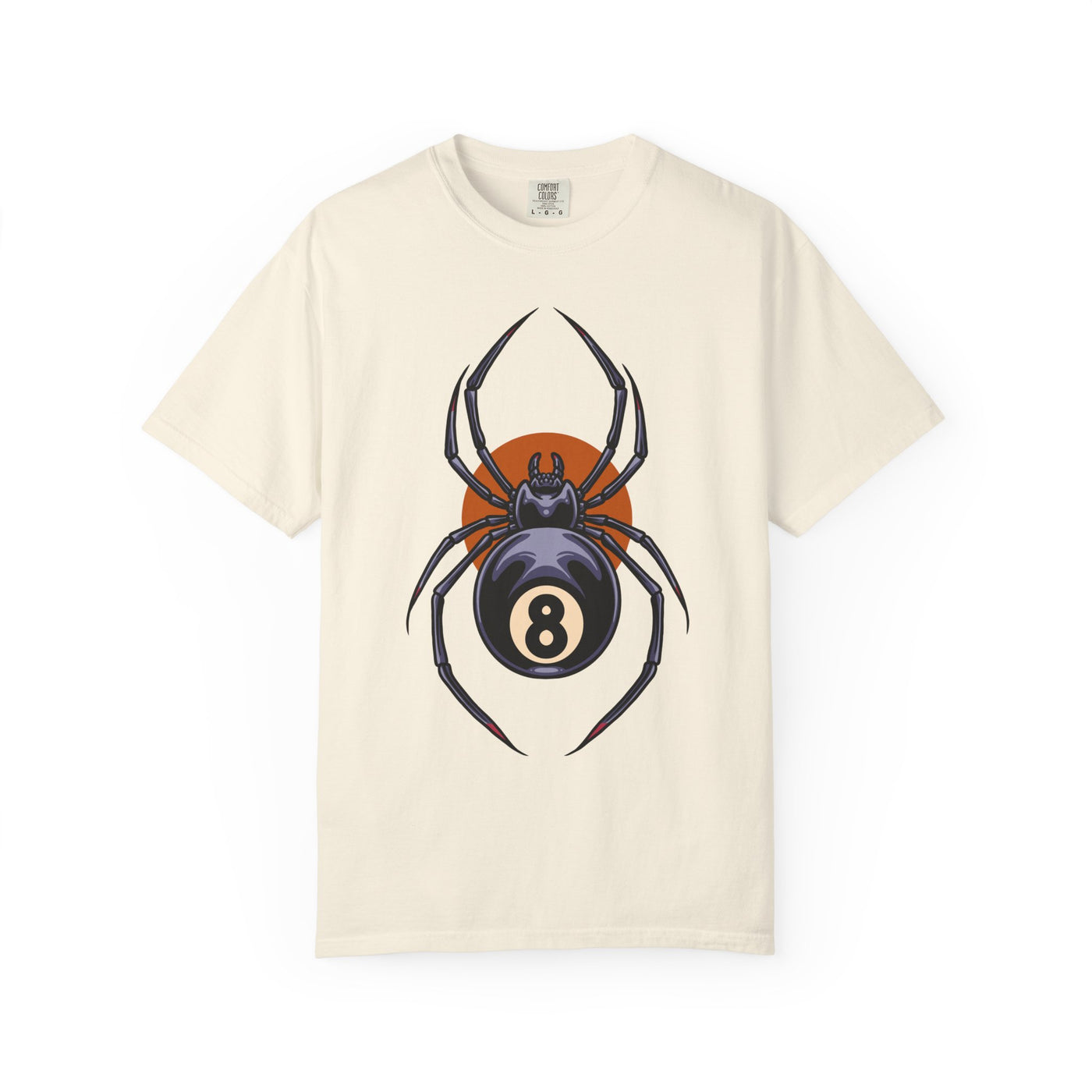 Billiards Graphic Shirt - Spider 8 Ball Tee - Edgy Pool Gift - Sinful Threads