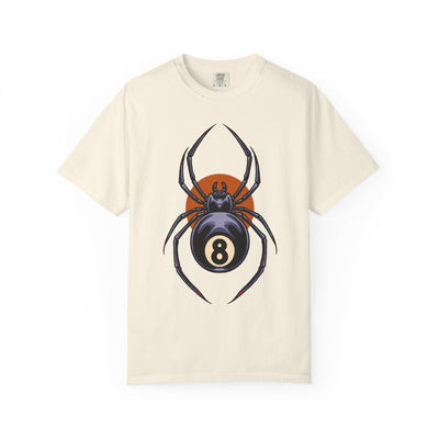 Billiards Graphic Shirt - Spider 8 Ball Tee - Edgy Pool Gift - Sinful Threads