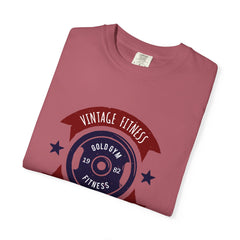 Vintage Fitness Retro Gym Group 1982 Gold Gym T-Shirt
