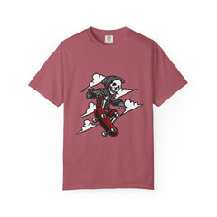 Grim Reaper Skate Shirt - Skeleton Tee - Cool Skater Gift