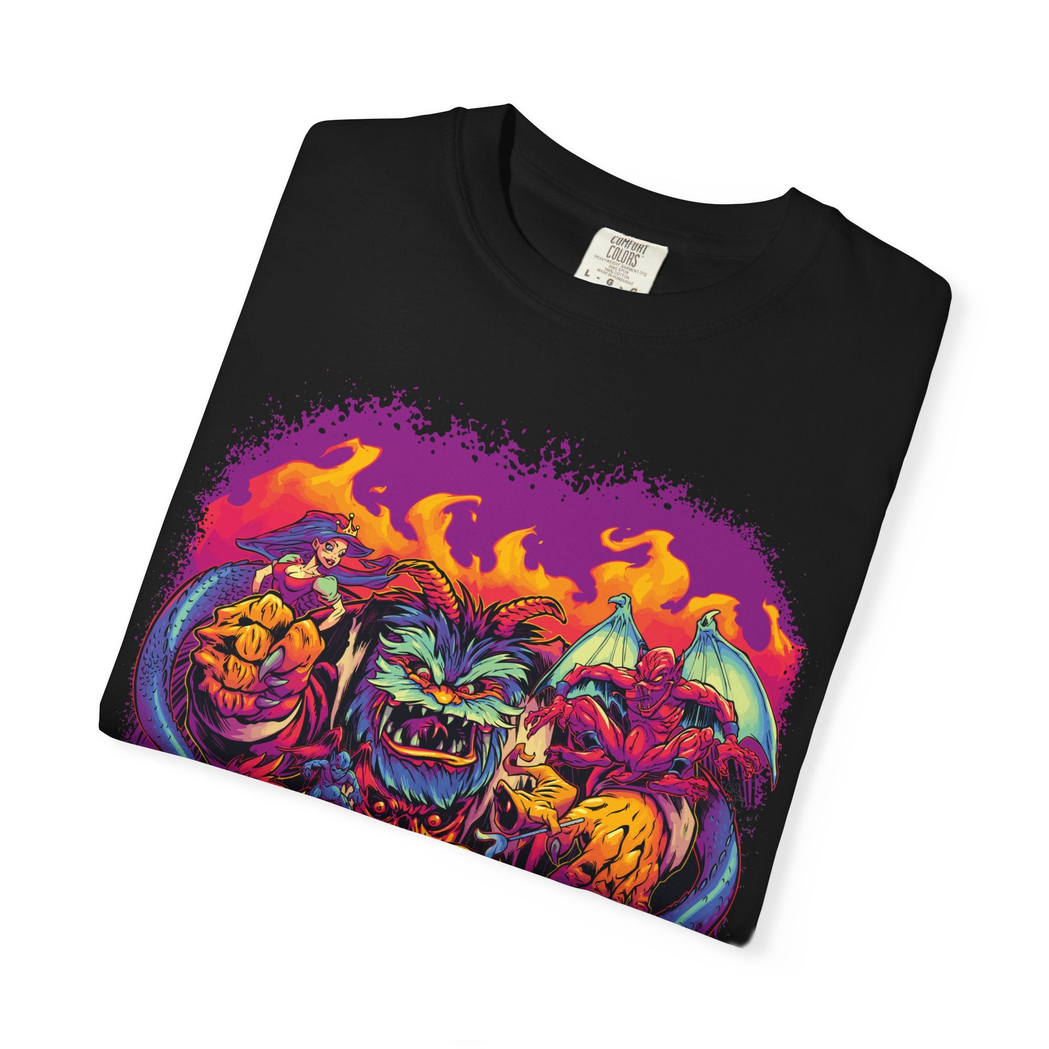 Retro Gaming Shirt - Ghosts N Goblins 80s Arcade Tee for Gamers - Sinful Threads