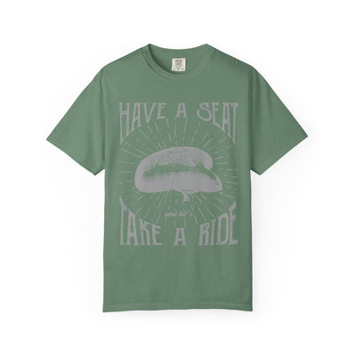 Have a Seat and Let's Take A Ride Design Vintage T-Shirt - Sinful Threads