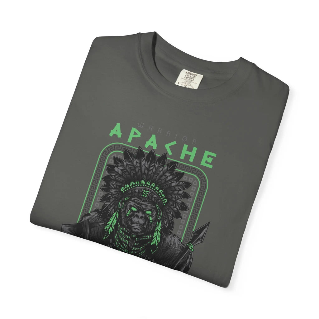 Warrior Apache Unique Graphic Illustration T-Shirt - Sinful Threads