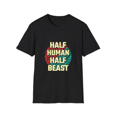 Half Human Half Beast T Shirt - Sinful Threads