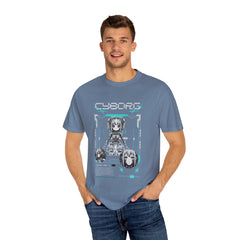 Kawaii Anime Tee - Cyberpunk Robot Design - Cute Gift