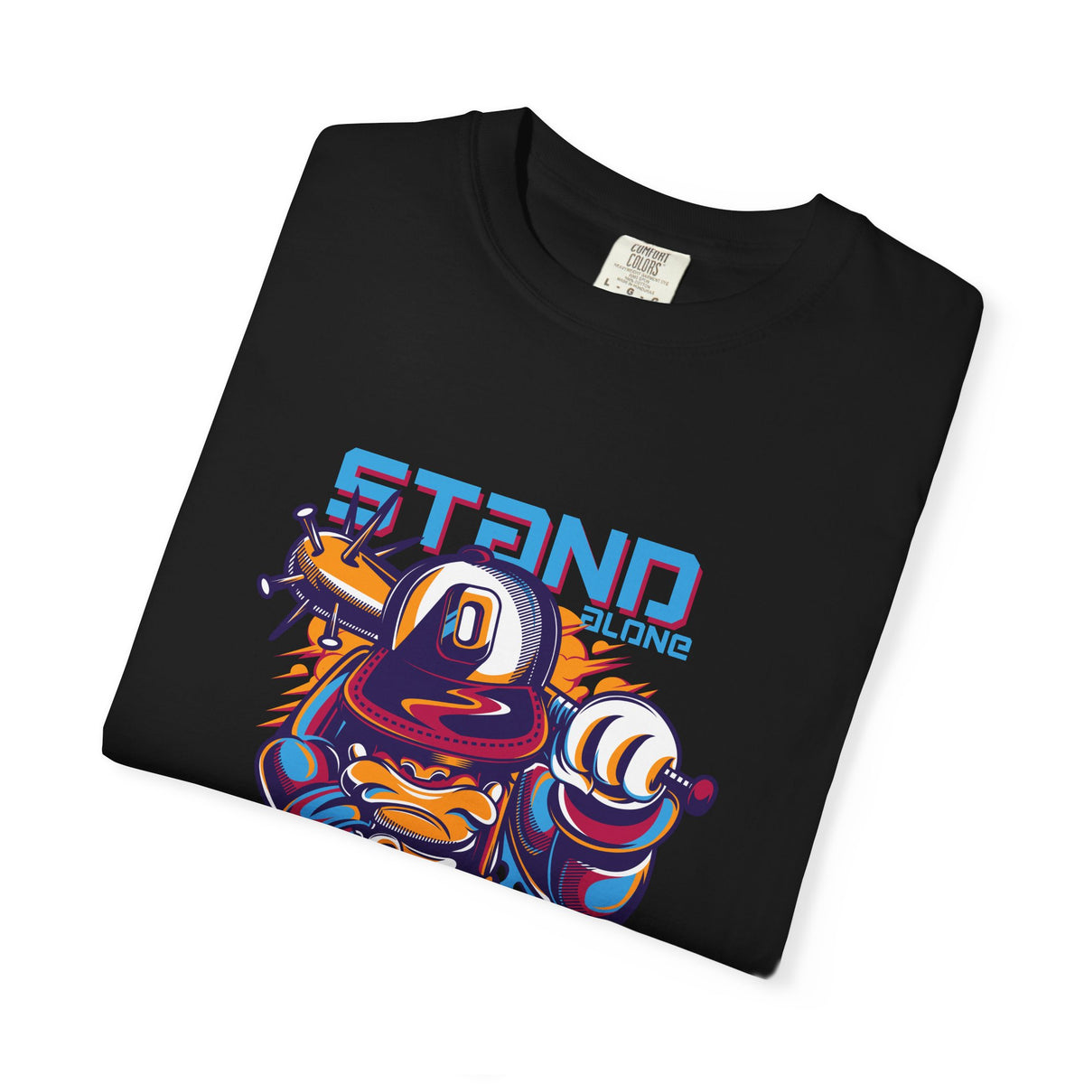 Stand Alone Cool Cartoon Character Illustration T-Shirt