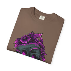 Floral Skull Gothic Tee Dark Art Alternative Fashion