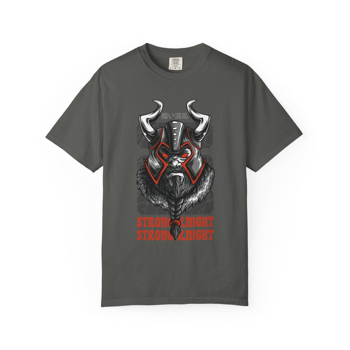 Strong Knight Design with Bold Graphics T-Shirt