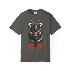 Strong Knight Design with Bold Graphics T-Shirt