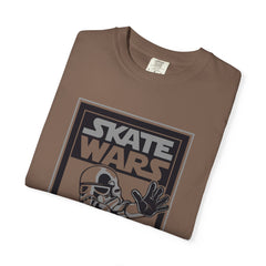 Skateboard Tee Gift - Sci Fi Trooper Funny Skate Wars