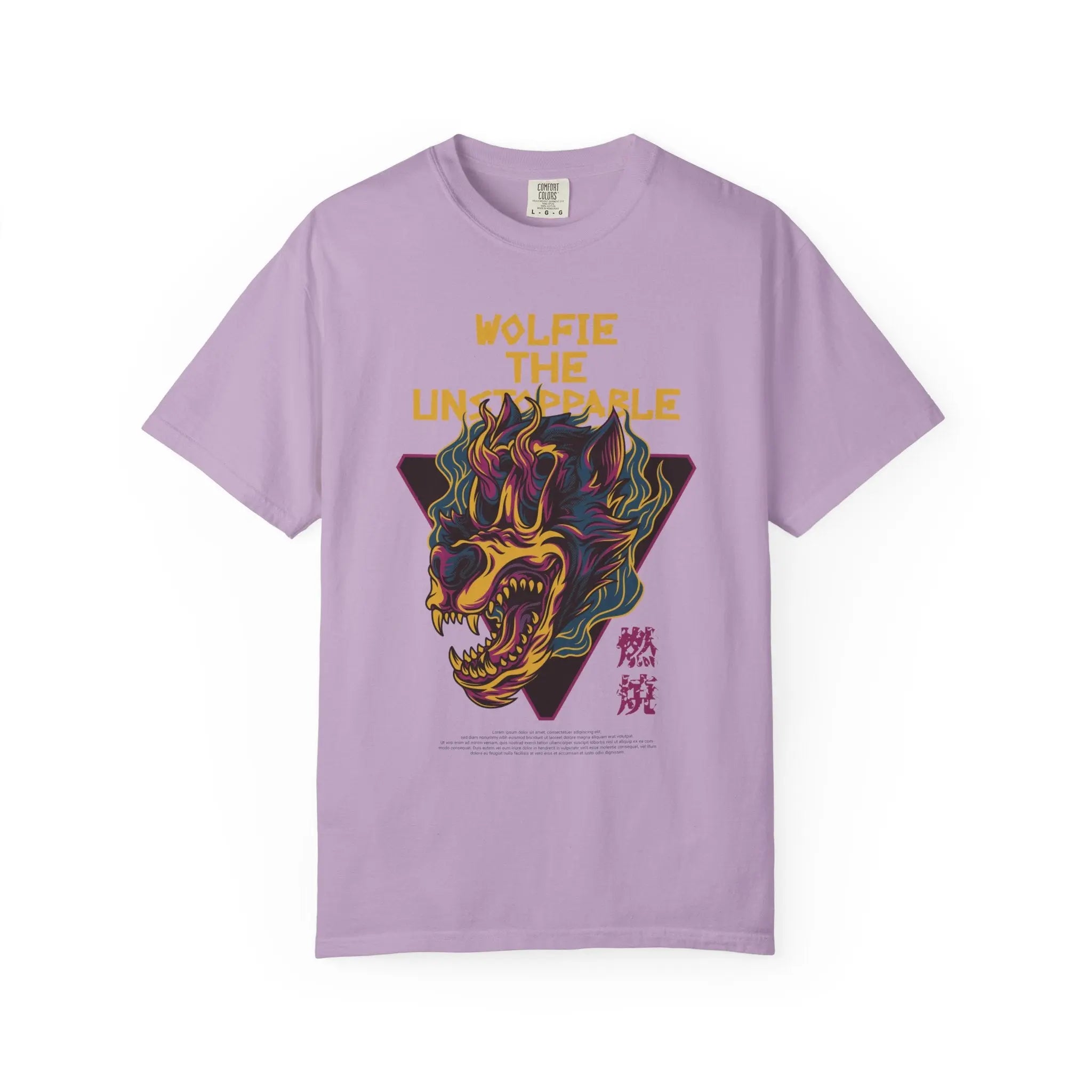 Fierce Wolfie The Unstoppable Graphic Design T-Shirt - Sinful Threads