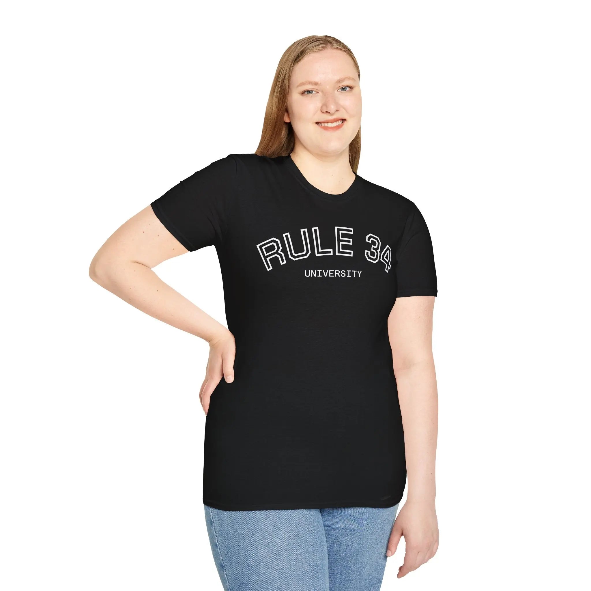 Rule 34 University Shirt - Funny Meme & Internet Culture Tee Printify