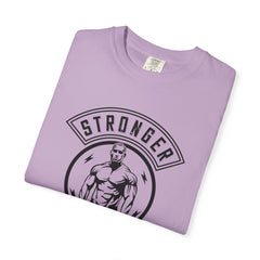 Stronger Everyday Fitness Motivation Graphic Design T-Shirt
