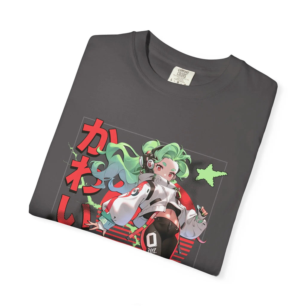 Cyberpunk Anime Tee - Kawaii Vaporwave - Streetwear - Sinful Threads