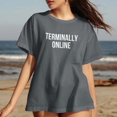 Terminally Online Graphic Tee Shirt product