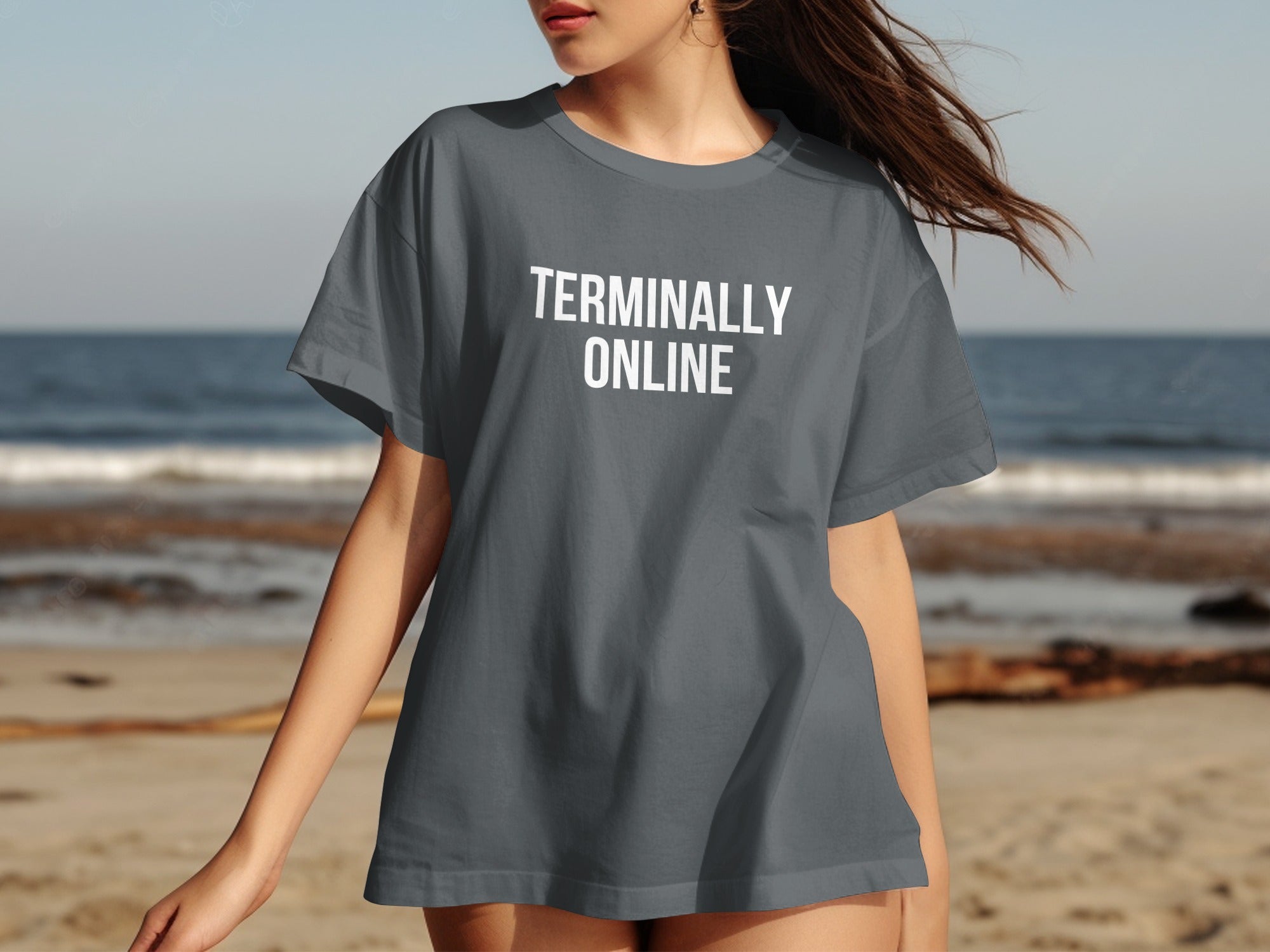 Terminally Online Graphic Tee Shirt product