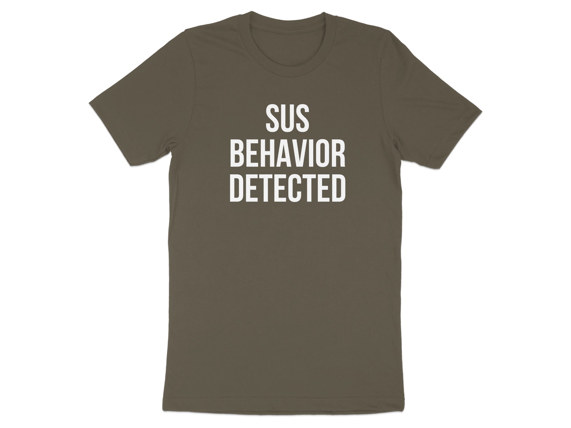 Sus Behavior Detected Funny Graphic Tee product type