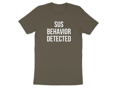 Sus Behavior Detected Funny Graphic Tee product type