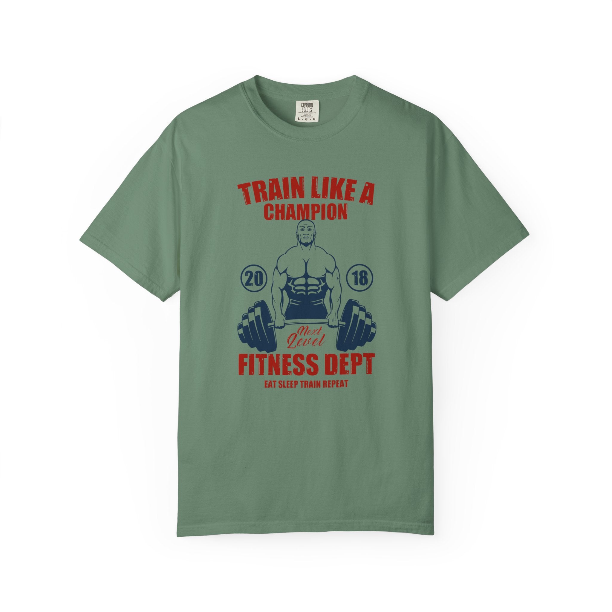 Train Like Champion T-Shirt - Motivational Gym Gift - Sinful Threads