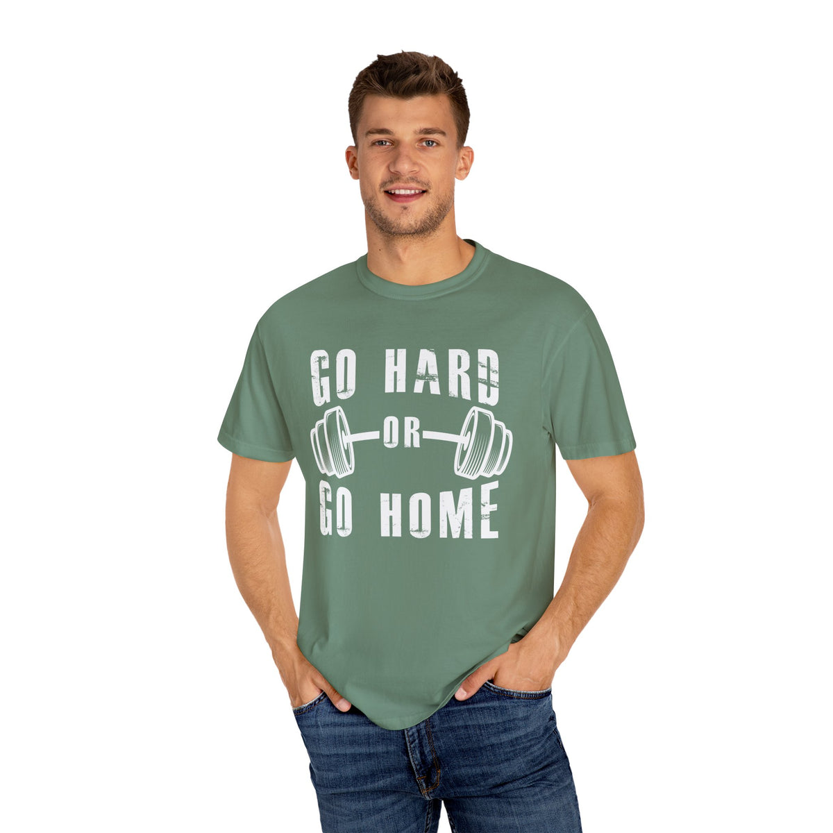 Go Hard Workout Shirt - Fitness Motivation Tee for Athletes