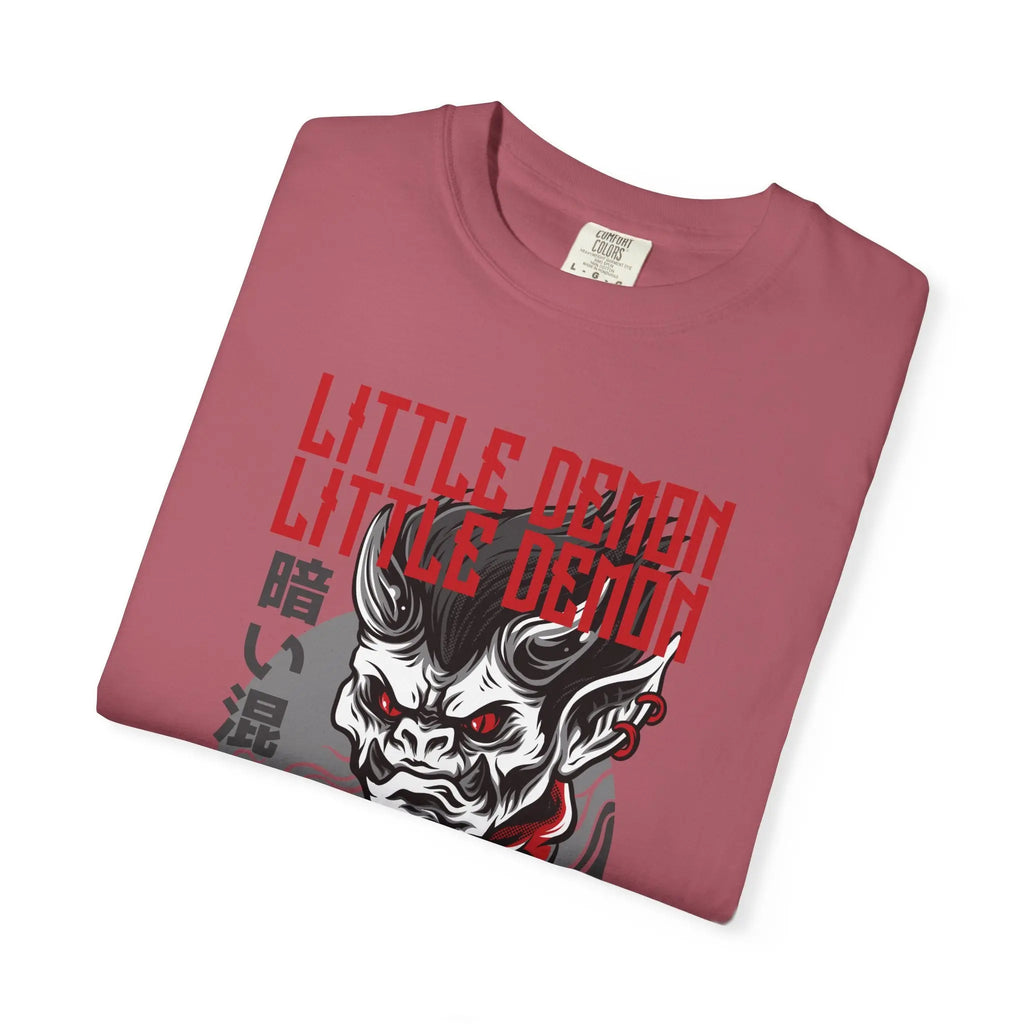 Little Demon Graphic Tee with Bold Art T-Shirt - Sinful Threads