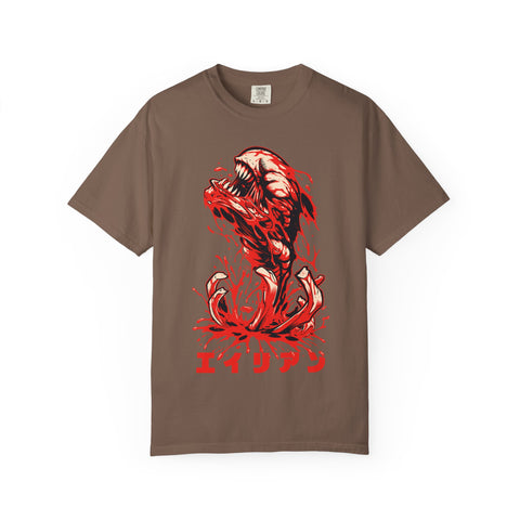 Chestbuster Tee - Japanese Alien Horror Vintage Sci-Fi Shirt