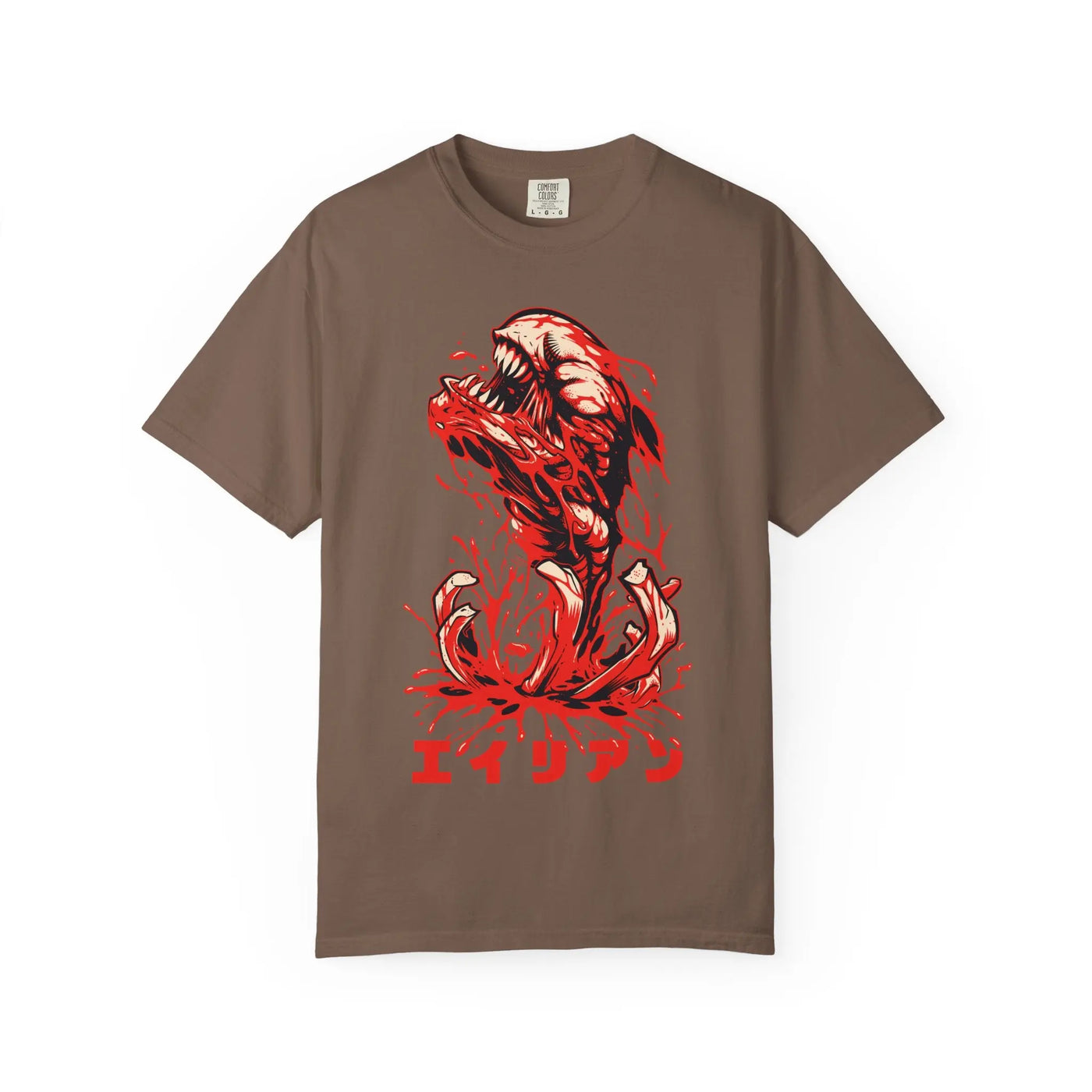 Chestbuster Tee - Japanese Alien Horror Vintage Sci-Fi Shirt - Sinful Threads
