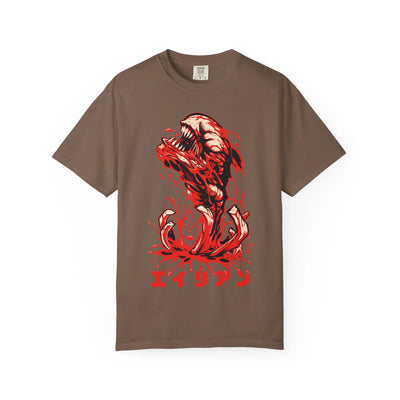 Chestbuster Tee - Japanese Alien Horror Vintage Sci-Fi Shirt - Sinful Threads