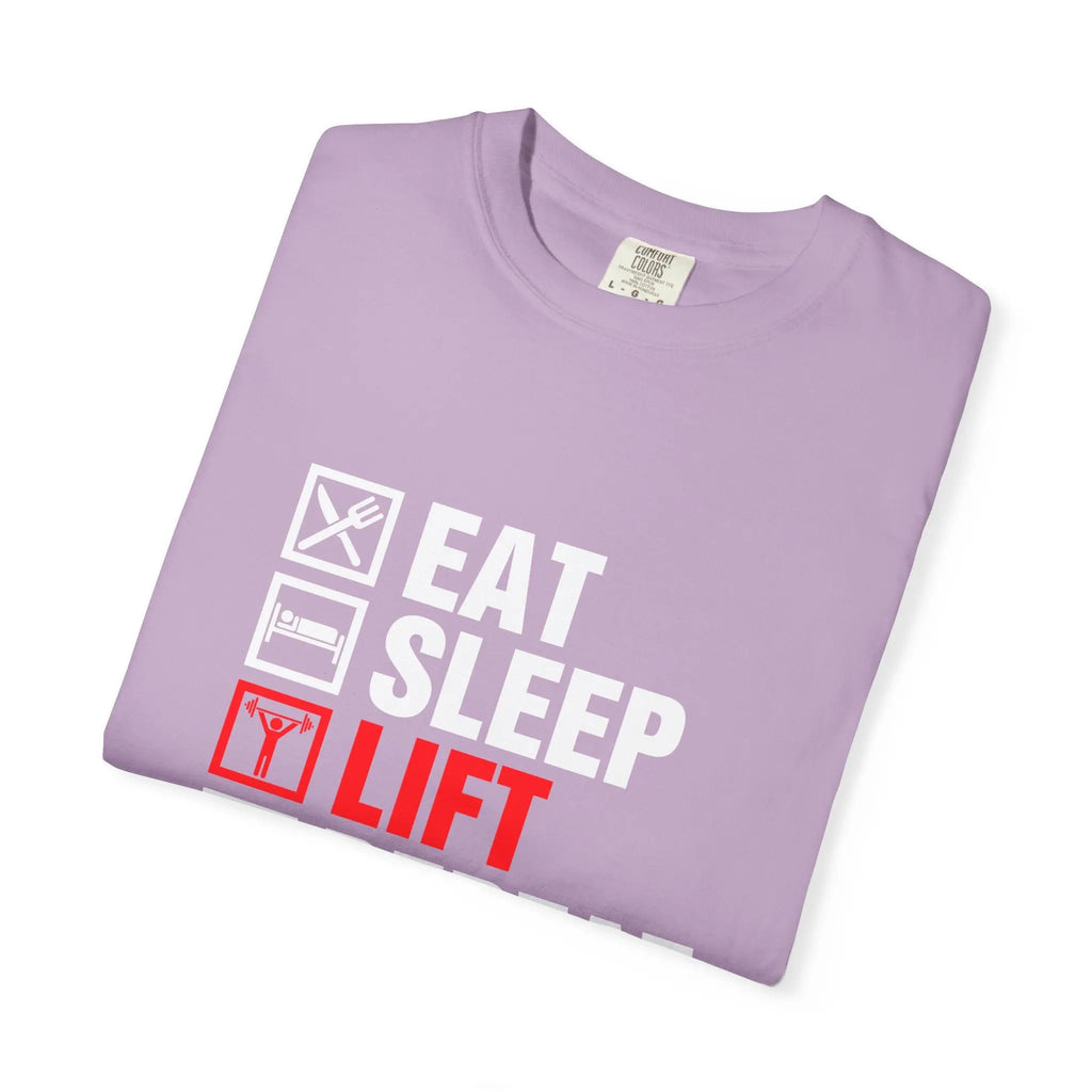 Eat Sleep Lift Repeat Fitness Training Motivation T-Shirt Printify