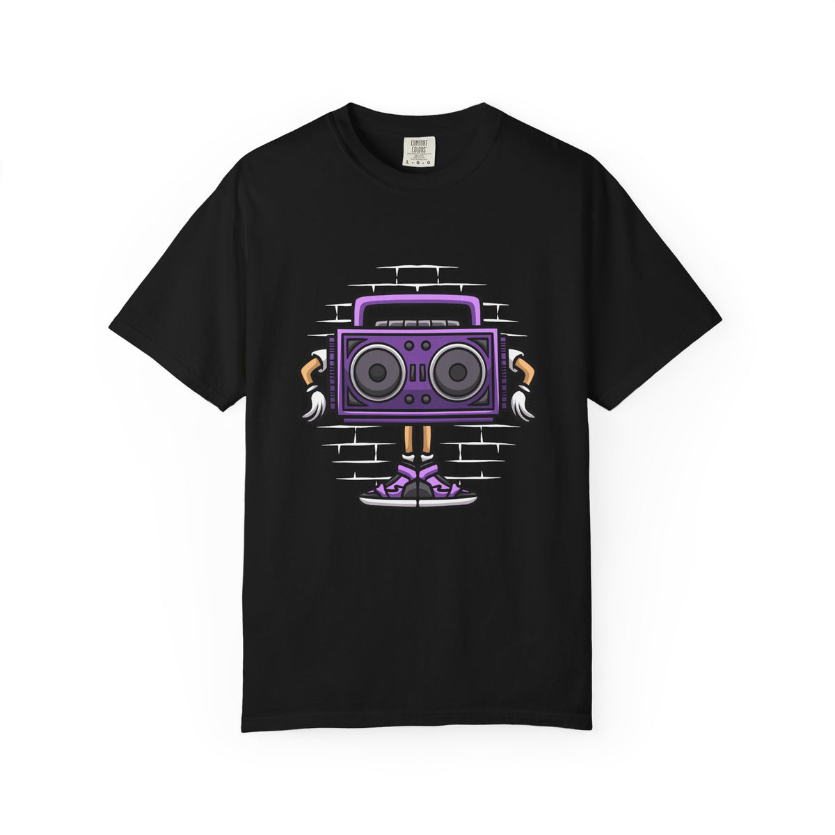Retro Boombox Tee - Cartoon Radio Shirt - Vintage Gift