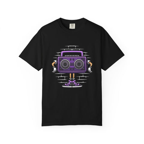 Retro Boombox Tee - Cartoon Radio Shirt - Vintage Gift