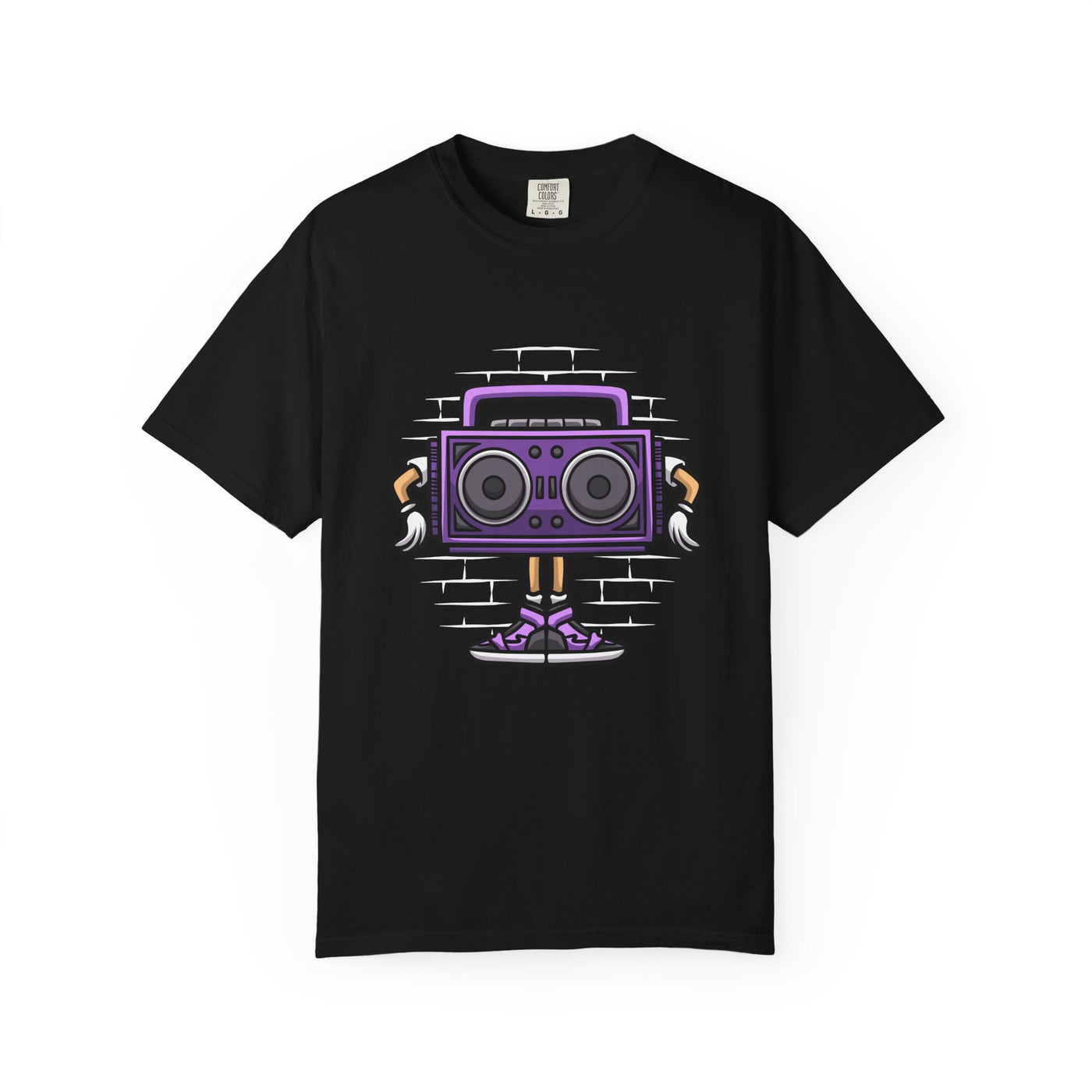 Retro Boombox Tee - Cartoon Radio Shirt - Vintage Gift - Sinful Threads