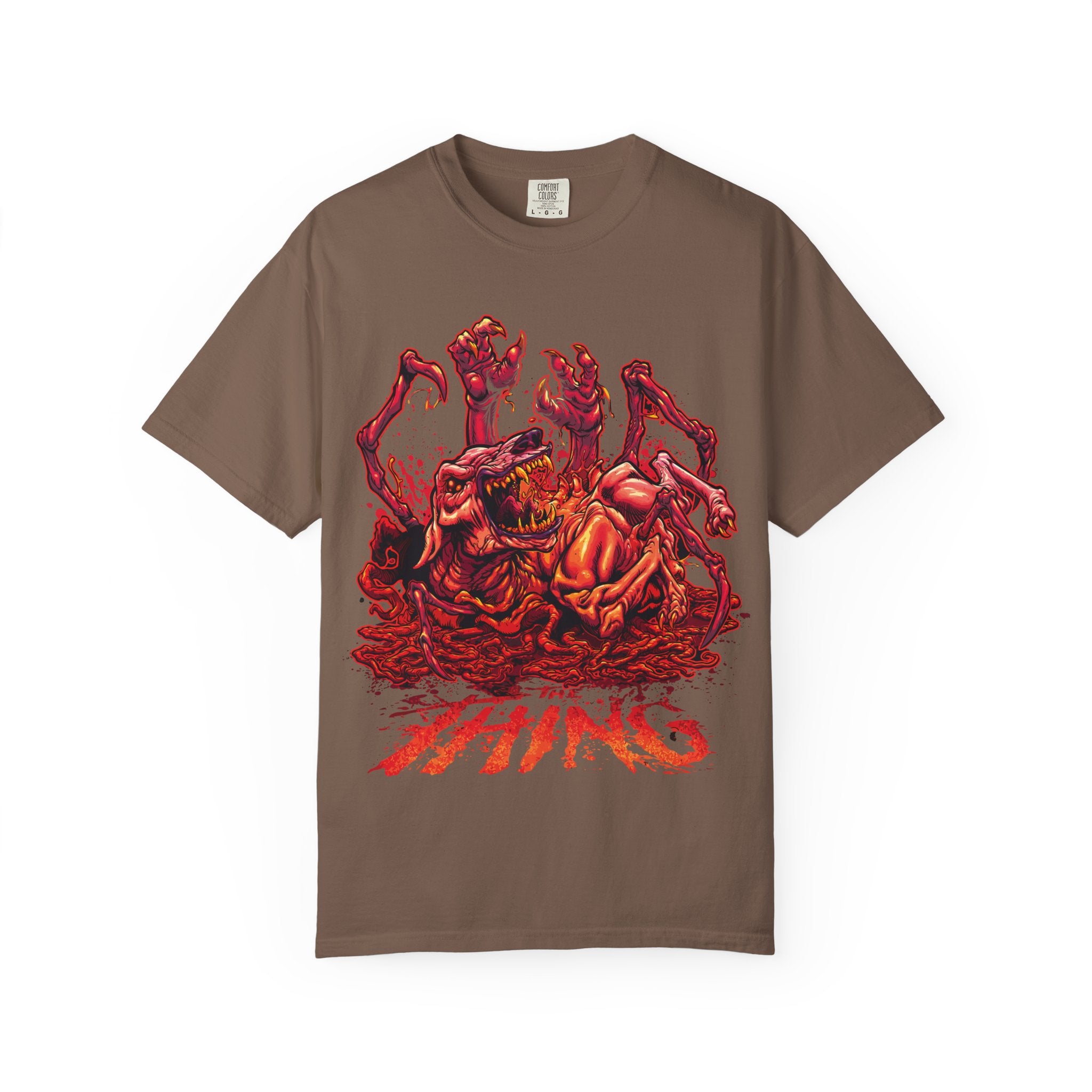 The Thing Shirt - Spooky 80s Horror Vintage Tee for Horror Fans - Sinful Threads