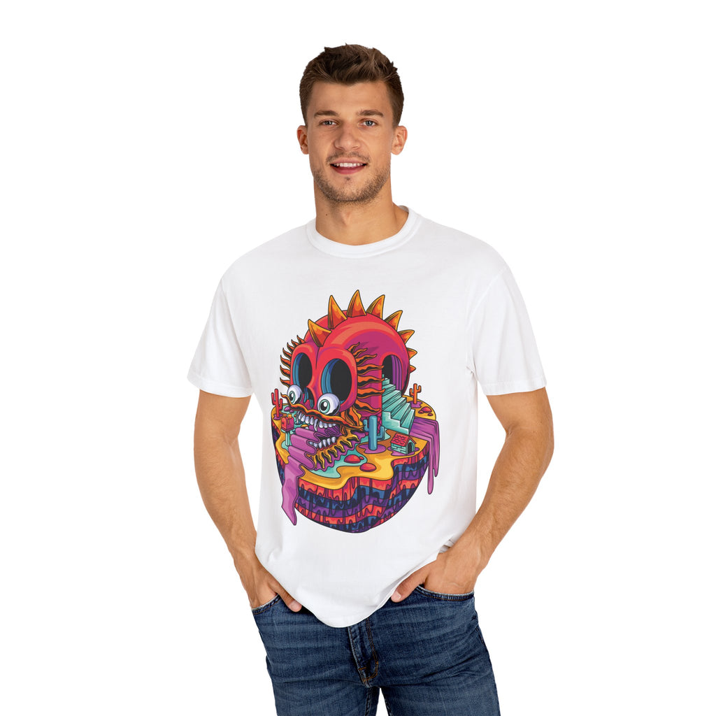 Fantasy Dragon Tee - Psychedelic Monument Valley Art Shirt - Sinful Threads