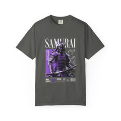 Samurai Warrior Tee - Purple Bushido Graphic - Perfect Gift
