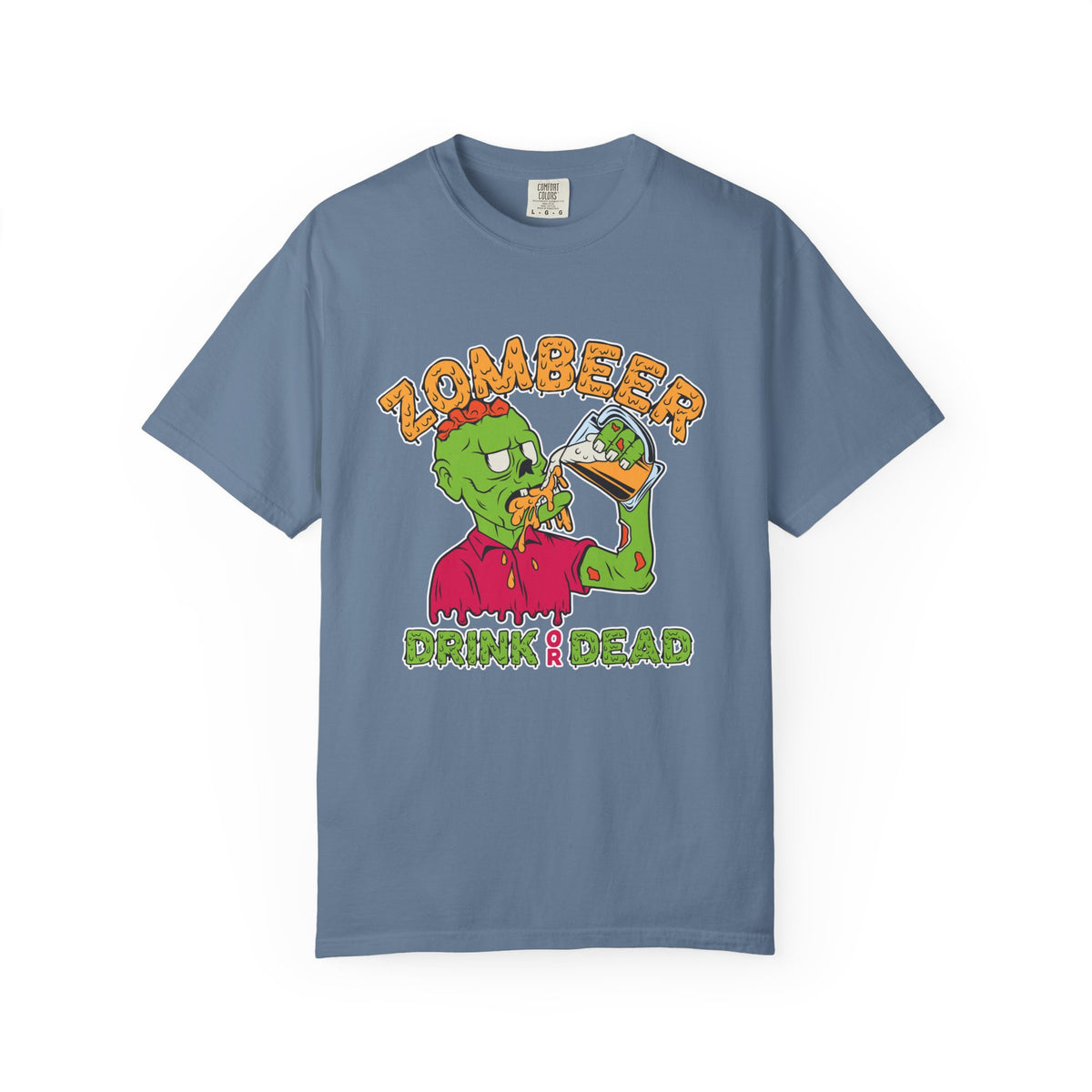 Funny Zombie Shirt - Zombeer Drink Dead Tee - Beer Gift