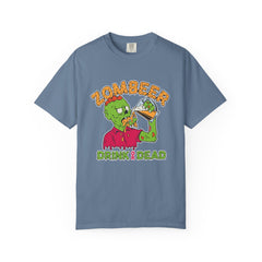 Funny Zombie Shirt - Zombeer Drink Dead Tee - Beer Gift