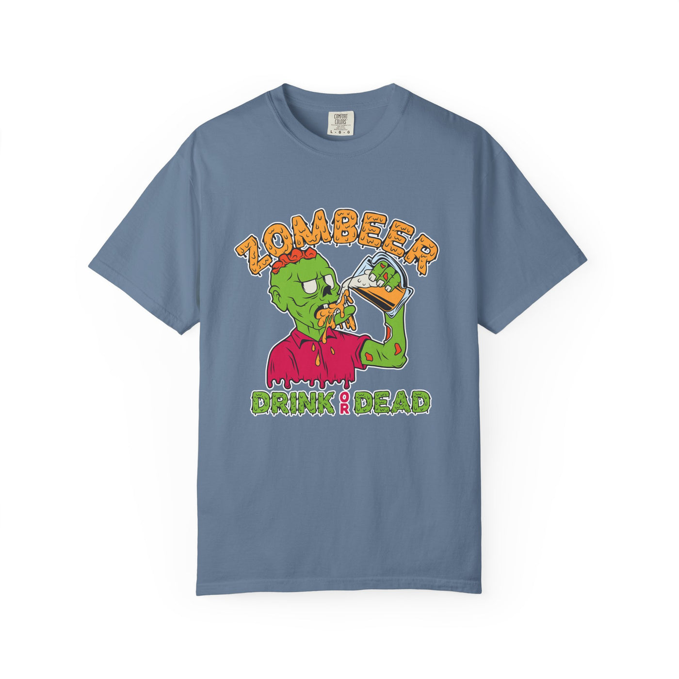 Funny Zombie Shirt - Zombeer Drink Dead Tee - Beer Gift - Sinful Threads