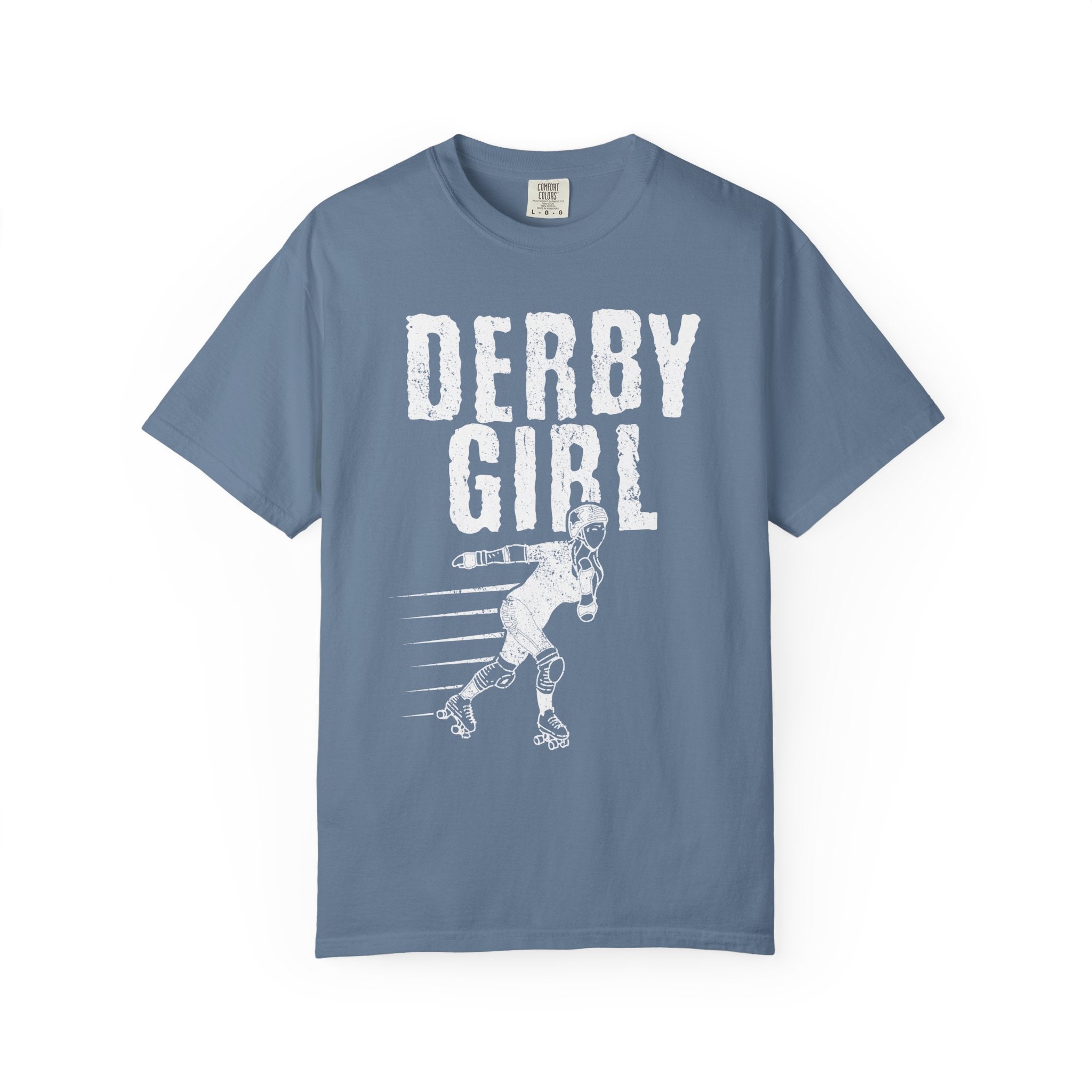 Derby Girl Skater Illustration Sports Design T-Shirt - Sinful Threads