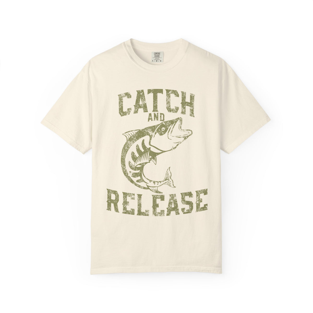 Catch And Release Fishing Graphic Artwork Design T-Shirt