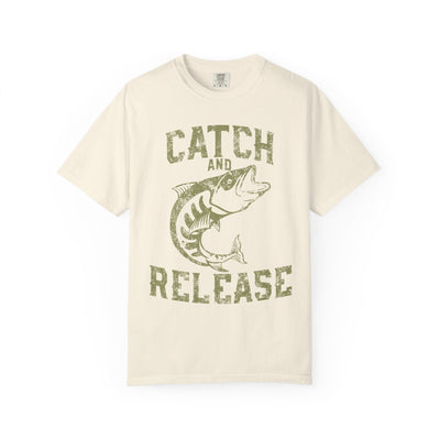 Catch And Release Fishing Graphic Artwork Design T-Shirt - Sinful Threads