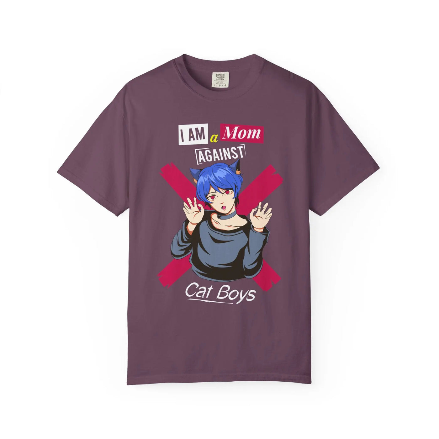 Mom Against Cat Boys Tee – Anime Cat Girl Otaku Mom Shirt - Sinful Threads