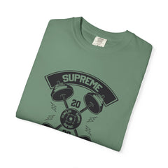 Supreme Fitness with Weights Gym Workout Graphic T-Shirt