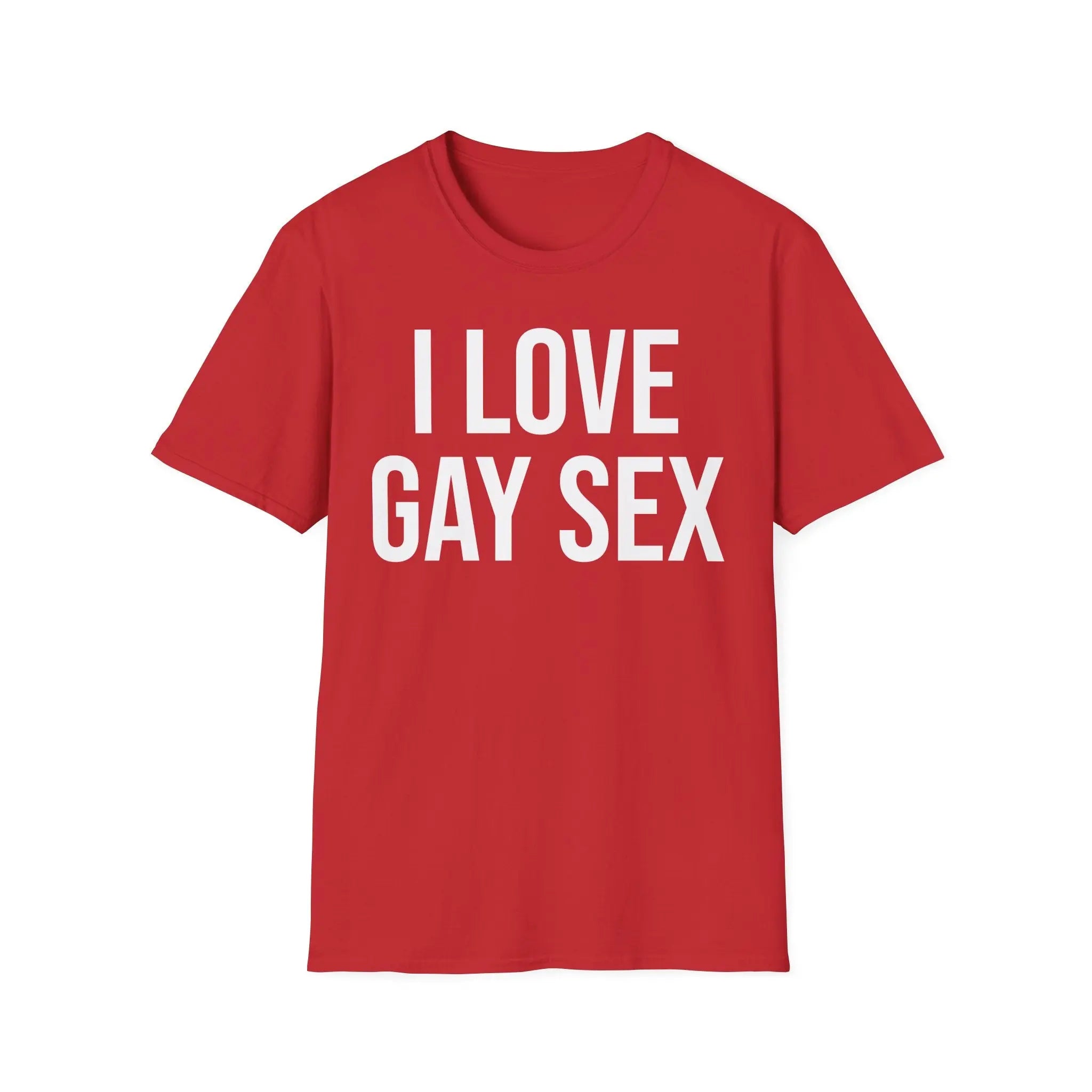 Funny Sex Positive Gay Shirt for Unapologetic Pride Printify