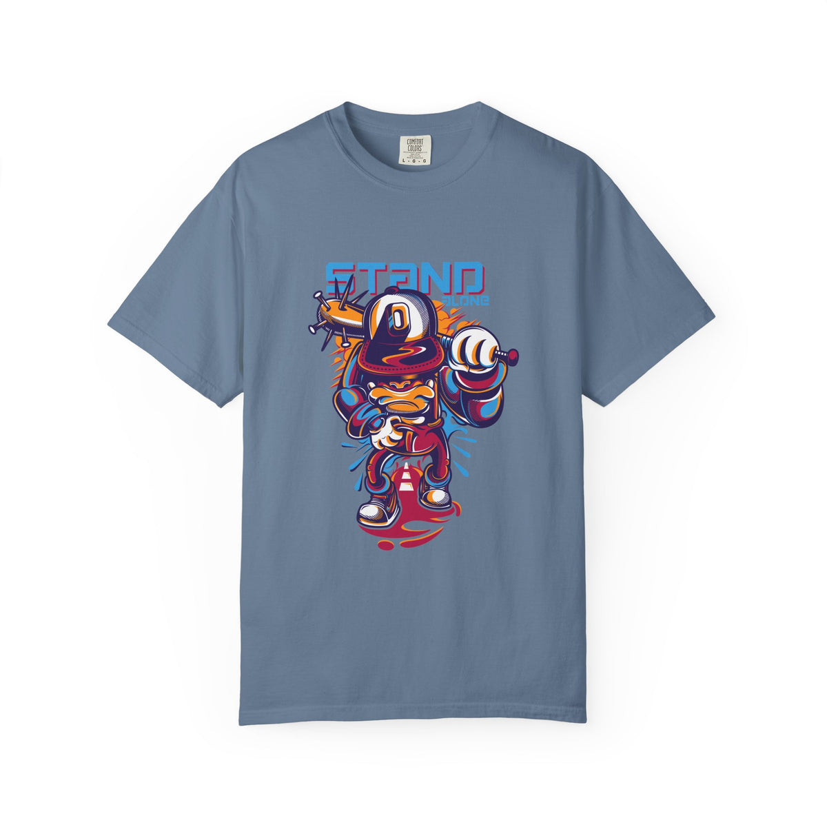 Stand Alone Cool Cartoon Character Illustration T-Shirt