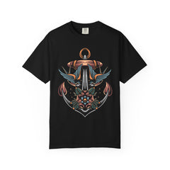 Nautical Anchor Shirt - Tattoo Style Tee, Maritime Gift