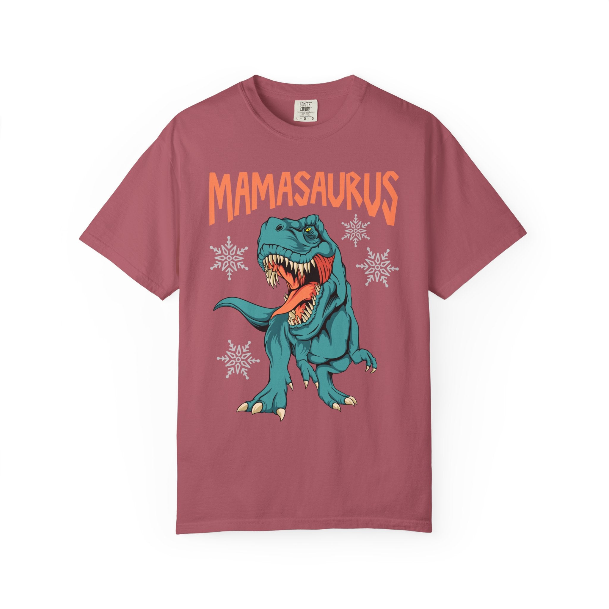 Mamasaurus Rex Tee - Funny Christmas Mom Dinosaur Gift - Sinful Threads