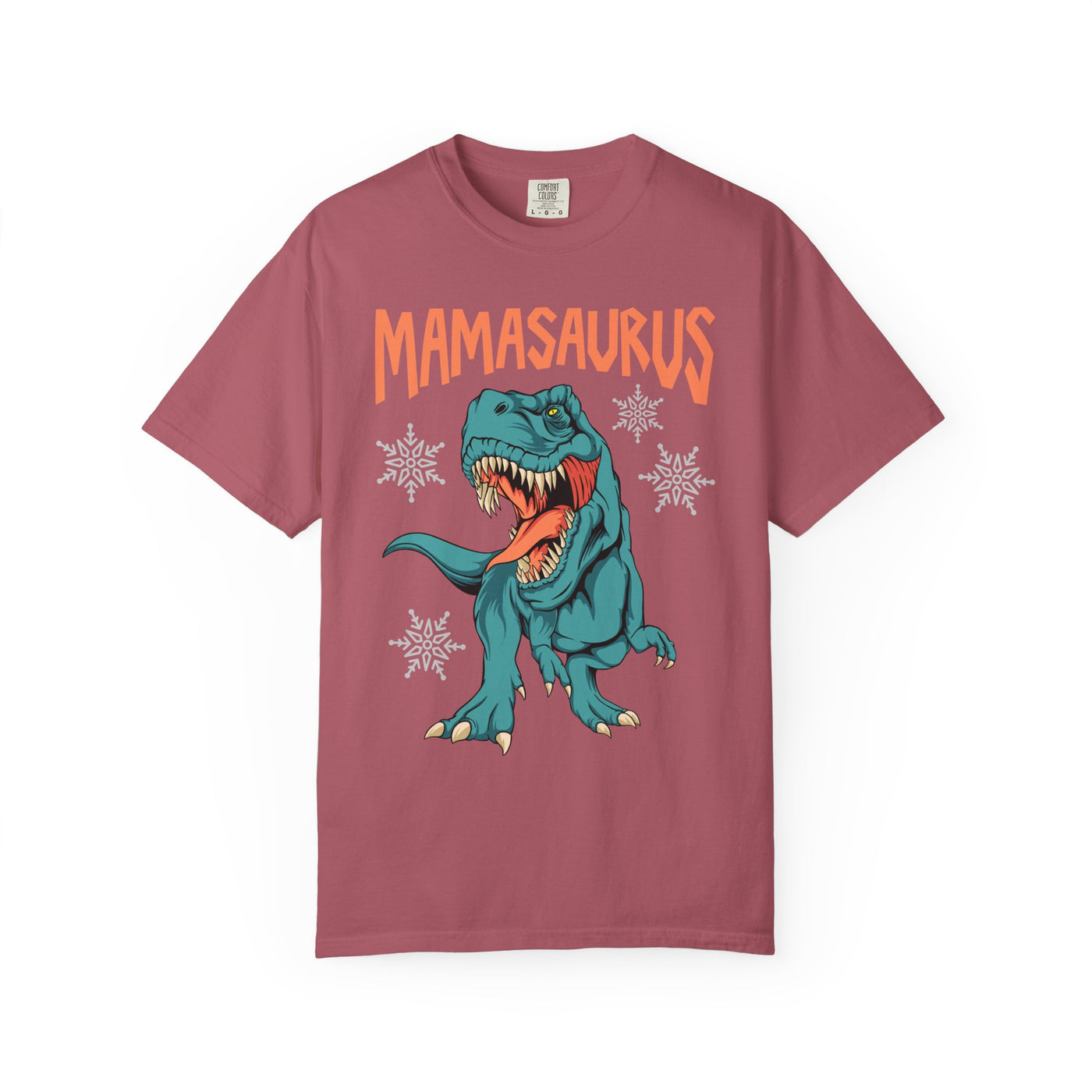 Mamasaurus Rex Tee - Funny Christmas Mom Dinosaur Gift - Sinful Threads